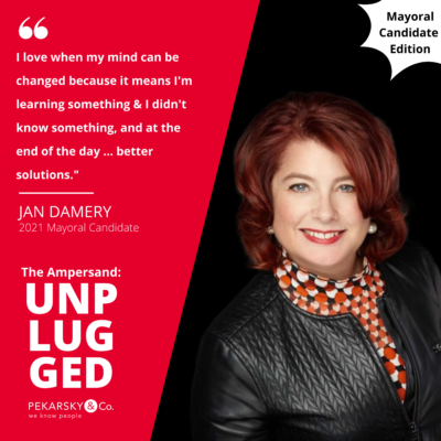 Episode 13: A Conversation with Mayoral Hopeful Jan Damery • Jan Damery Podcast Cover 400x400 1